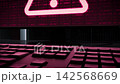 3D animation of an automatically typing keyboard and PC monitor with an alert display. 142568669