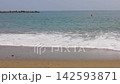 沙灘上輕柔的白色波浪－茨城縣阿吉浦海灘 142593871