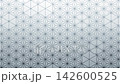 銀色日式紙背景上的麻葉圖案隨機出現和消失的動畫。無縫循環播放。 142600525