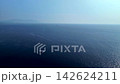 福井県・東尋坊を空撮した柱状節理の絶景と日本海 142624211