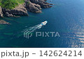 福井県・東尋坊を空撮した柱状節理の絶景と日本海 142624214