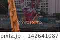 Cranes at urban construction sites Cranes at urban construction sites 142641087