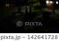 道路施工閃光燈 142641728