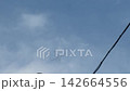 Airplane flying blue sky 142664556