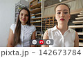 Students share feelings during an online call about their studies 142673784
