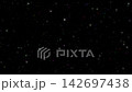 Colorful twinkling stars shimmering on a deep black background. Vibrant multicolored sparkles flickering across the screen, creating a magical cosmic or festive atmosphere. Seamless loop 142697438