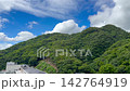 A time-lapse video of clouds and blue sky flowing over Mount Rokko in early autumn. 142764919