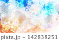 Abstract watercolor motion graphics patterns 142838251