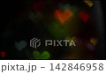 閃閃發光的心型虛化濾鏡 142846958