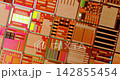 Silicon semiconductor wafer close-up. In electronics, a wafer also called a slice or substrate is a thin slice of semiconductor, a crystalline silicon, used for the fabrication of integrated circuits 142855454