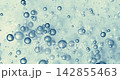 Abstract blue water bubbles background with floating air spheres. 142855463