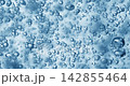 Abstract blue water bubbles background with floating air spheres. 142855464