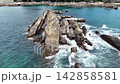 [Aerial view] Tatsukushi Coast on a day when the tide is very low. 142858581