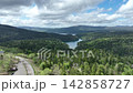 [Aerial view] Panketo, Penketo, and Oakan-dake from Akan-Sokodai 142858727