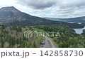[Aerial view] Panketo, Penketo, and Oakan-dake from Akan-Sokodai 142858730