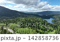 [Aerial view] Panketo, Penketo, and Oakan-dake from Akan-Sokodai 142858736