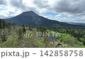 [Aerial view] Panketo, Penketo, and Oakan-dake from Akan-Sokodai 142858758