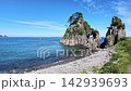 久慈、釣金洞和三陸海岸的海景 142939693