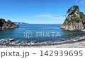 久慈、釣金洞和三陸海岸的海景 142939695