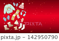 Animated Christmas video background template with copy space for customizable text, featuring festive holiday decorations and winter seasonal motion graphics. 142950790