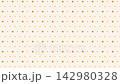 みかんと水玉が並ぶオレンジ色のポップなパターン背景アニメーション 142980328