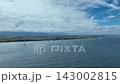 Autumn sky and the Kurobe River alluvial fan 143002815