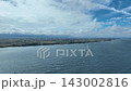 Autumn sky and the Kurobe River alluvial fan 143002816