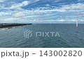 Autumn sky and the Kurobe River alluvial fan 143002820