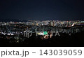 4月の南山ソウルタワーから見たソウル市街の夜景 4月の南山ソウルタワーから見たソウル市街の夜景 143039059