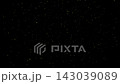 Color-changing light particles that stand out against a black background. 143039089