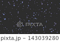 Blue light particles spread across a black background 143039280