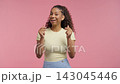 Smiling Stylish Teenage Girl Making Money Gesture With Fingers, Asking For Cash Or Payment 143045446