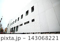 Contemporary commercial building construction site in city 143068221