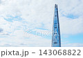4K Timelapse of Lotte World Tower skyscraper under blue sky and moving clouds in Seoul 143068822