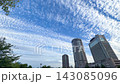 大阪秋日的天空佈滿了鯖魚雲和卷積雲。 143085096
