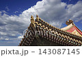 Forbidden City (against the sky with clouds), Beijing, China -- was the Chinese imperial palace from the Ming Dynasty to the end of the Qing Dynasty. 4K, time lapse  143087145