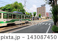 新町を走る熊本市電 143087450
