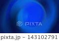 A fantastical background video featuring a slowly rotating abstract blue vortex. 143102791
