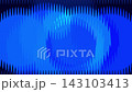 A looping video with a slowly changing blue abstract background. 143103413