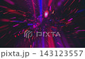 Super funky neon disco lights background with glowing light beams, colorful light streaks and liquid shapes. Suitable as a party or music background. Trendy full HD and looping VJ visuals animation. 143123557