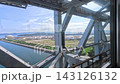 View from the window of the Marine Liner as it crosses the Seto Ohashi Bridge 143126132