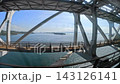 View from the window of the Marine Liner as it crosses the Seto Ohashi Bridge 143126141