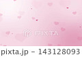 淡いピンクのハートのボケのループ動画 4K 143128093