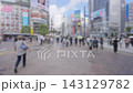 澀谷十字路口的風景視頻（帶模糊） 143129782