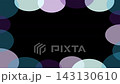 一個帶有藍色圓形圖案的邊框，圖案會隨機移動。 143130610