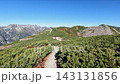 A ridge walk near Mt. Chogatake in the Northern Alps 143131856