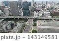 The cluster of buildings and highway in Nakanoshima, Osaka 143149581