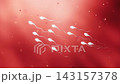 Human sperm cells with fertility concept, 3d rendering. 143157378
