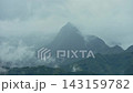 雨後雲霧繚繞的高千穗山；二上山，高千穗町，宮崎縣 143159782