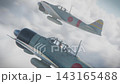 飛行中のゼロ戦 飛行中のゼロ戦 143165488